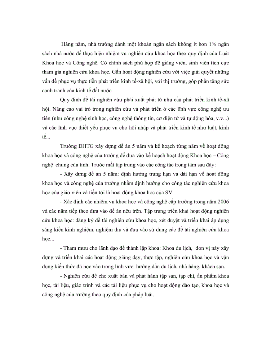 image for page Thực trạng quản lý việc giảng dạy tiếng Anh ở các khoa không chuyên ngữ tại trường Đại học Tiền Giang