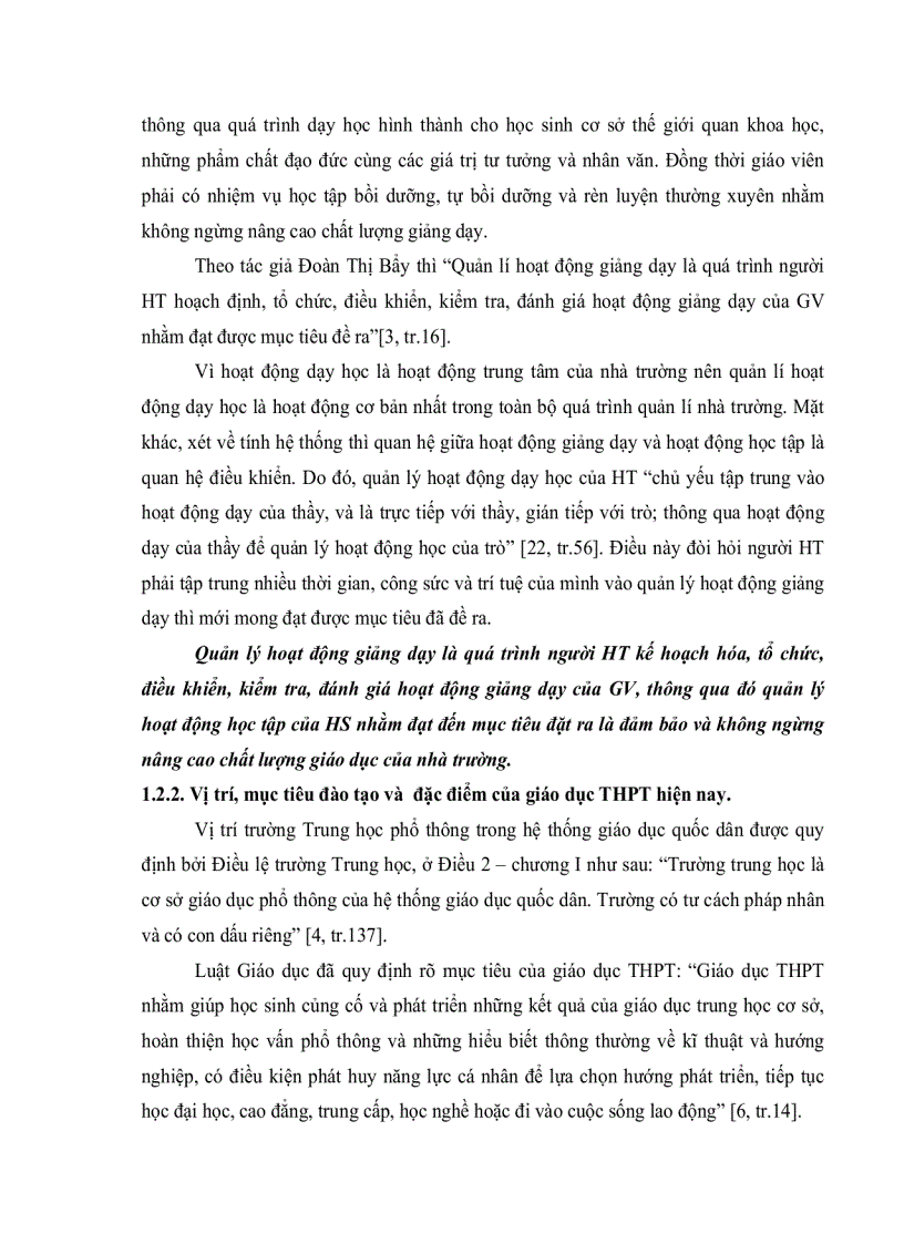 image for page Thực trạng quản lý hoạt động giảng dạy của hiệu trưởng các trường THPT huyện Xuyên Mộc tỉnh Bà Rịa Vũng Tàu