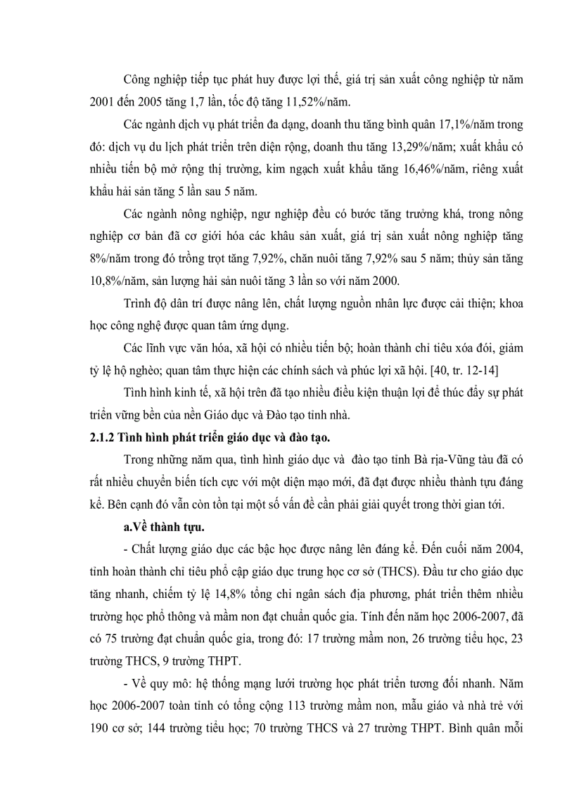 image for page Thực trạng quản lý hoạt động giảng dạy của hiệu trưởng các trường THPT huyện Xuyên Mộc tỉnh Bà Rịa Vũng Tàu