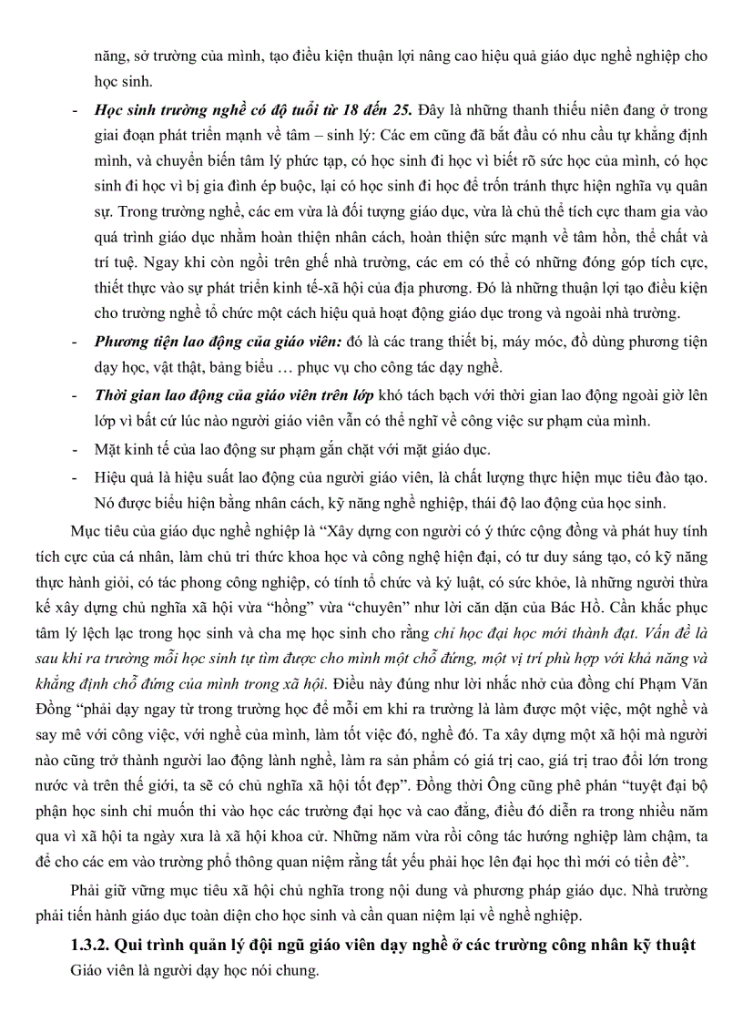 image for page Thực trạng và giải pháp quản lý đội ngũ giáo viên dạy nghề tại trường CNKT ở nội thành Thành Phố Hồ Chí Minh