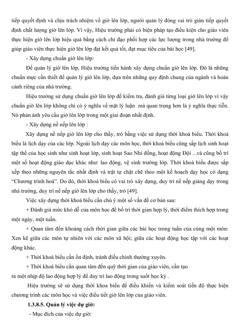image for page Thực trạng và một số biện pháp quản lí hoạt động giảng dạy của hiệu trưởng các trường tiểu học ở huyện Trần Văn Thời tỉnh Cà Mau