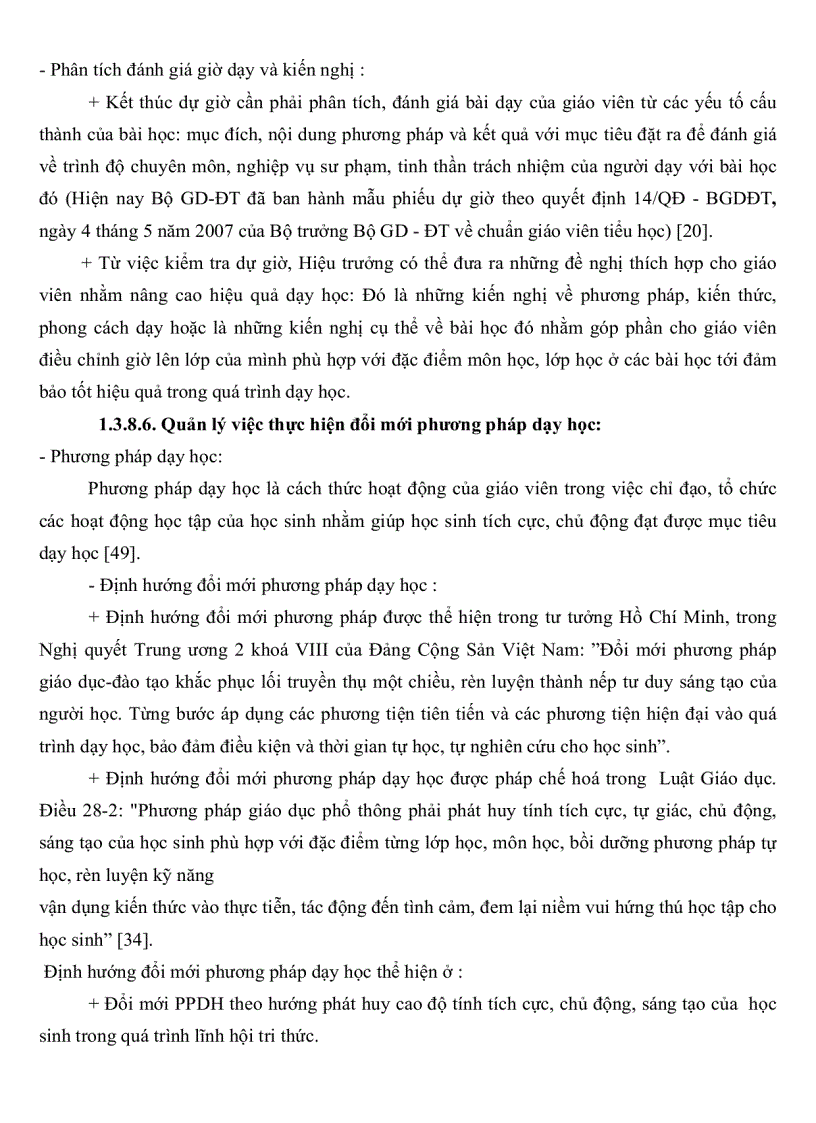 image for page Thực trạng và một số biện pháp quản lí hoạt động giảng dạy của hiệu trưởng các trường tiểu học ở huyện Trần Văn Thời tỉnh Cà Mau