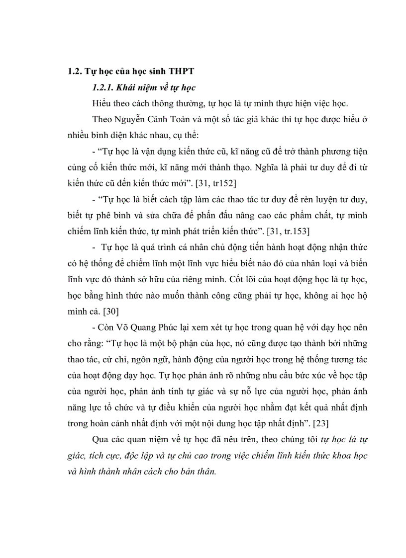 image for page Thực trạng công tác quản lý của hiệu trưởng đối với hoạt động tự học của học sinh Trung Học Phổ Thông huyện Thốt Nốt Cần Thơ