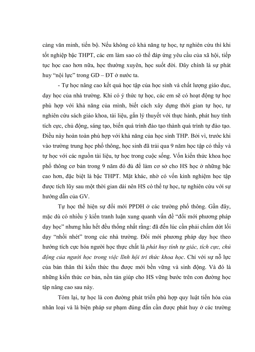 image for page Thực trạng công tác quản lý của hiệu trưởng đối với hoạt động tự học của học sinh Trung Học Phổ Thông huyện Thốt Nốt Cần Thơ