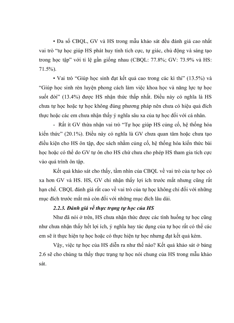 image for page Thực trạng công tác quản lý của hiệu trưởng đối với hoạt động tự học của học sinh Trung Học Phổ Thông huyện Thốt Nốt Cần Thơ