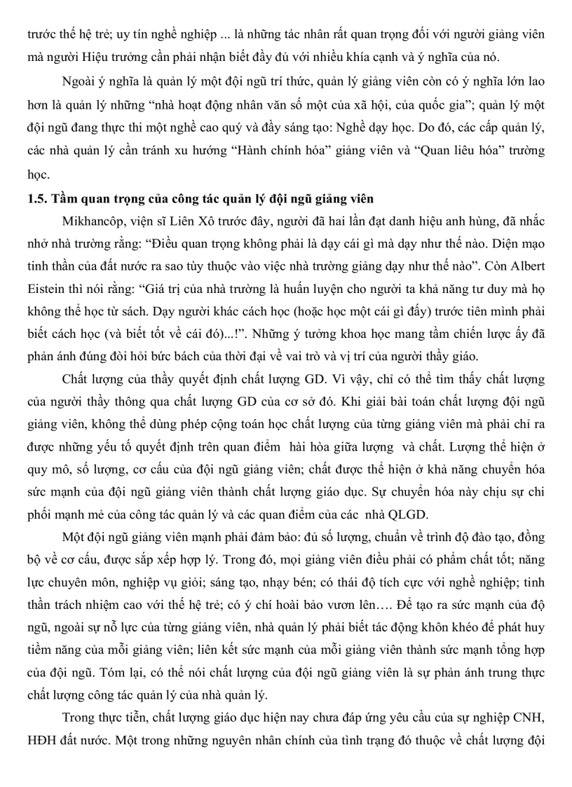 image for page Thực trạng quản lý đội ngũ giảng viên trường Cao đẳng sư phạm Cà Mau và một số giải pháp