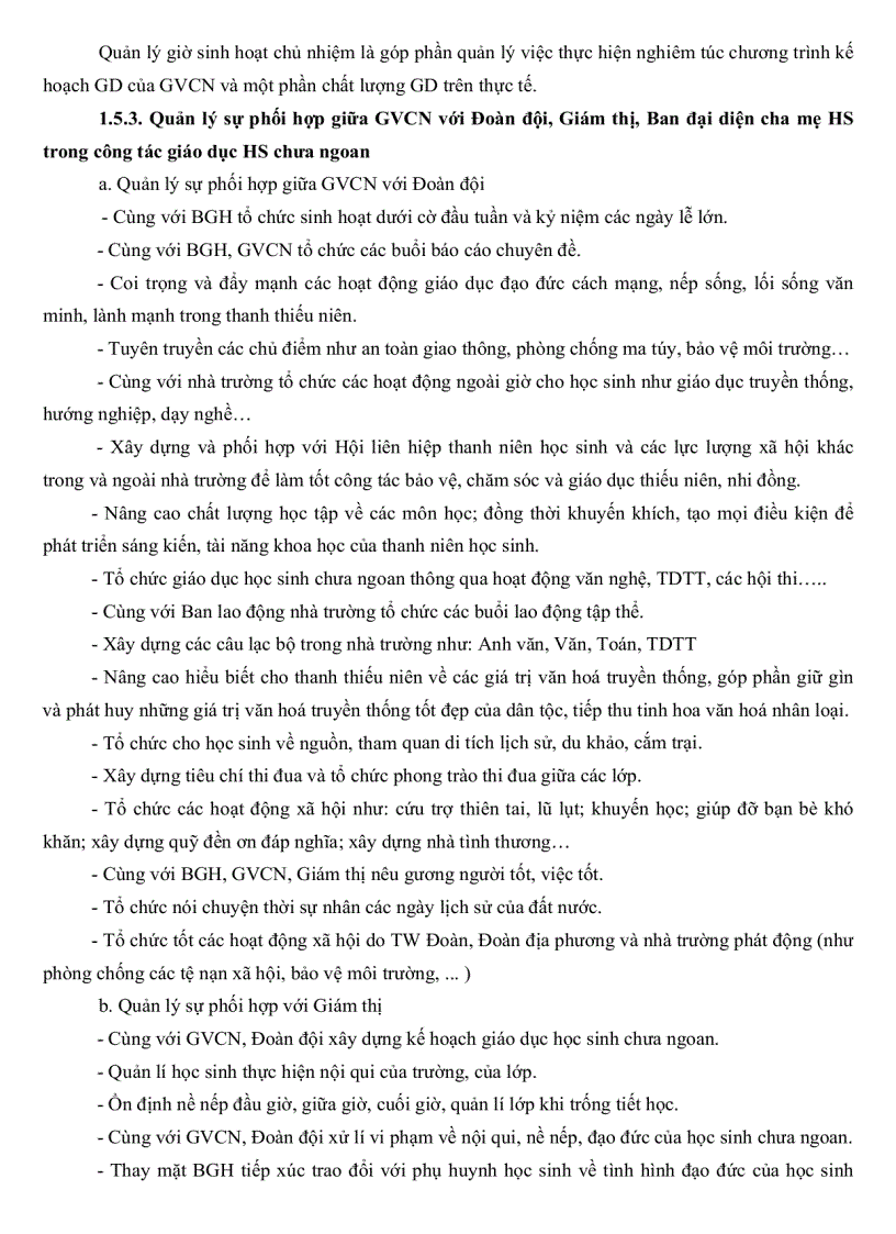 image for page Thực trạng quản lý giáo dục học sinh chưa ngoan tại các trường THCS huyện Vĩnh Thạnh Thành Phố Cần Thơ