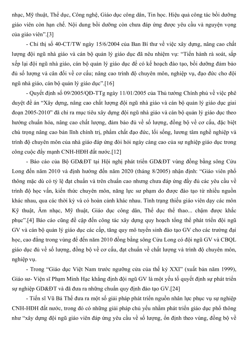 image for page Thực trạng công tác phát triển đội ngũ giáo viên Trung Học Phổ Thông tỉnh Cà Mau