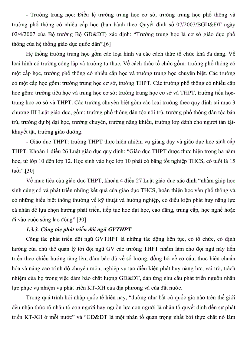 image for page Thực trạng công tác phát triển đội ngũ giáo viên Trung Học Phổ Thông tỉnh Cà Mau