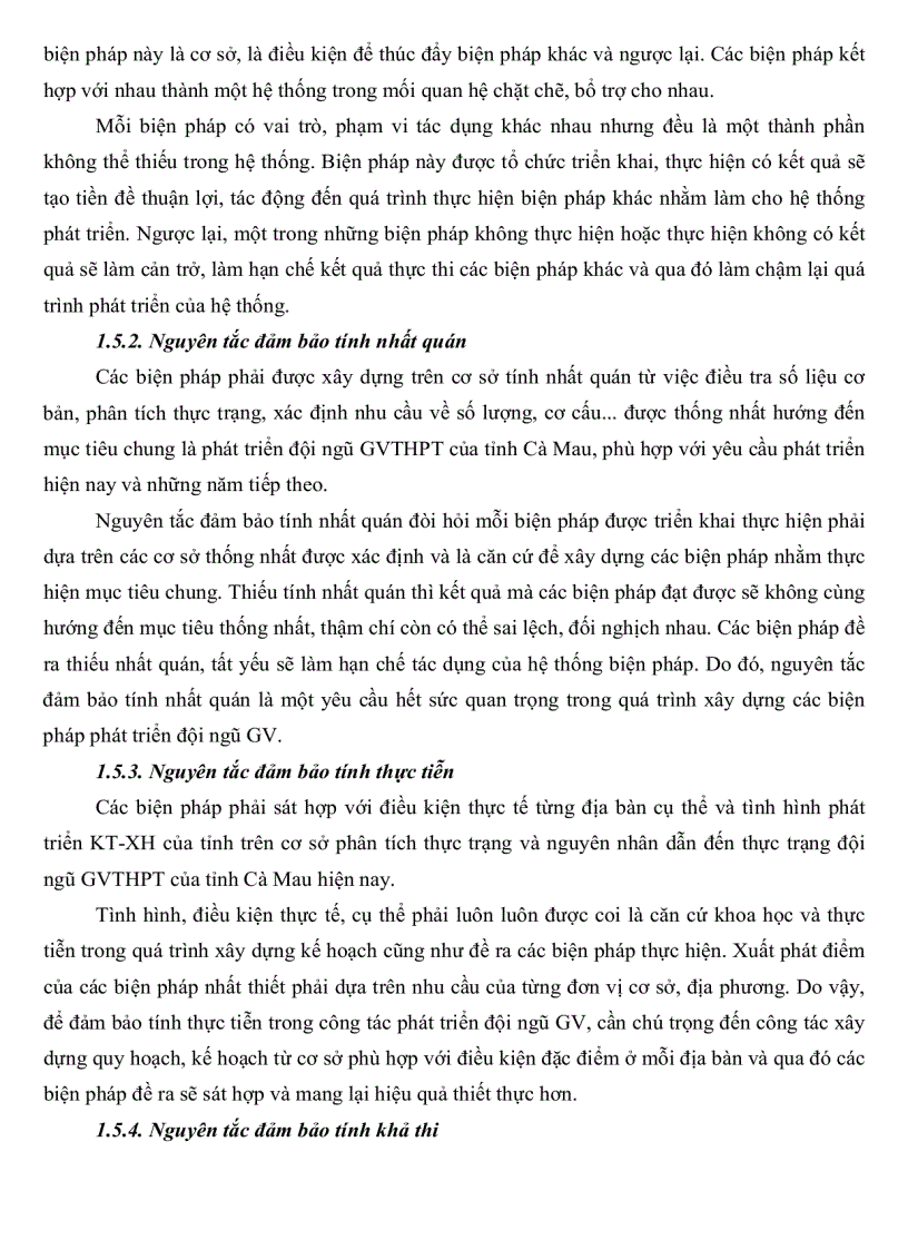 image for page Thực trạng công tác phát triển đội ngũ giáo viên Trung Học Phổ Thông tỉnh Cà Mau