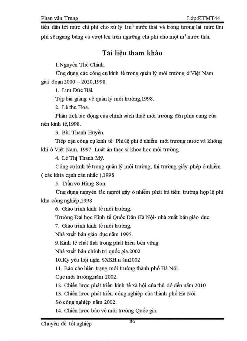 image for page Mô hình tính phí nước bảo vệ môi trường đối với nước thải công nghiệp cho một số cơ sở dệt may trên địa bàn thành phố Hà Nội