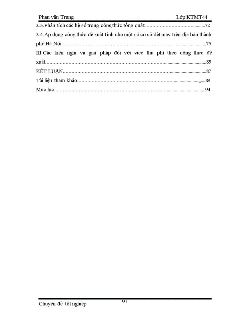 image for page Mô hình tính phí nước bảo vệ môi trường đối với nước thải công nghiệp cho một số cơ sở dệt may trên địa bàn thành phố Hà Nội