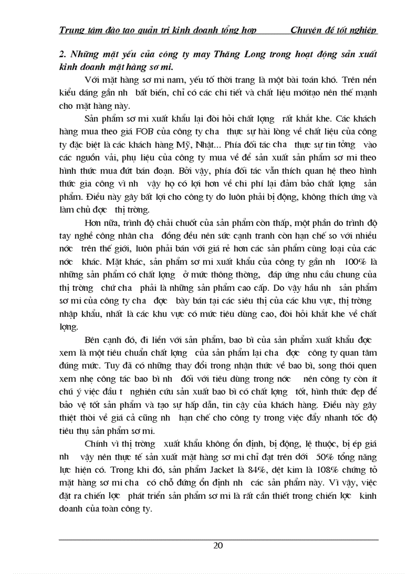 image for page Một số định hướng góp phần đẩy mạnh tiêu thụ mặt hàng sơ mi tại Công ty May Thăng Long