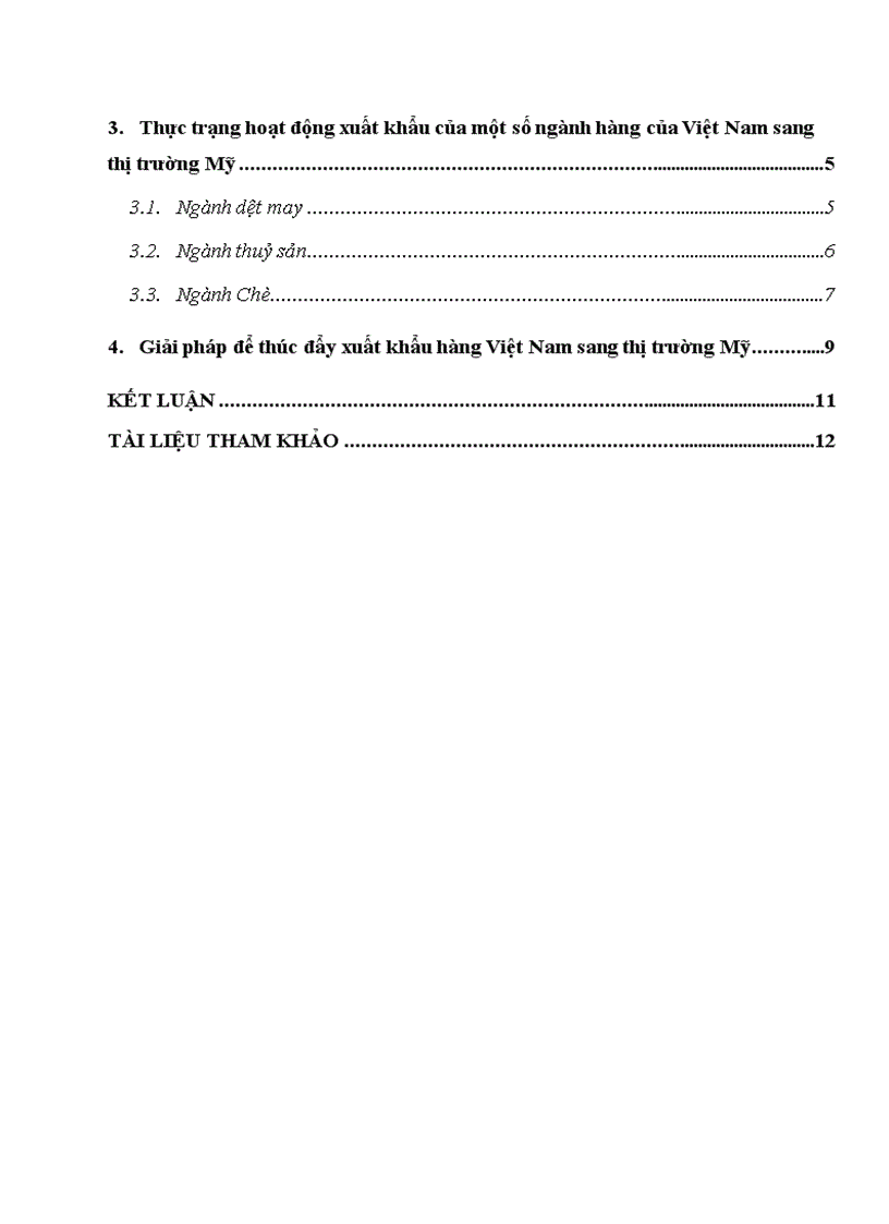 image for page Hoạt động xuất khẩu của một số ngành hàng của Việt Nam sang thị trường Mỹ