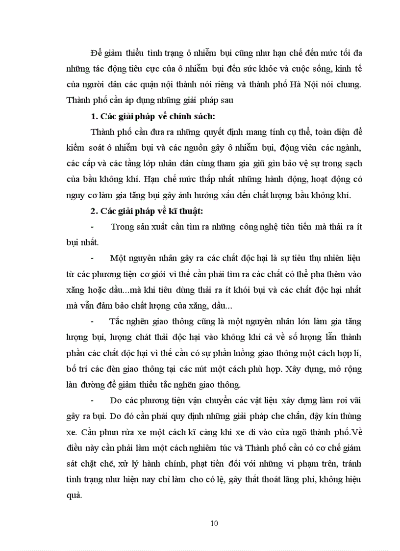 image for page Thực trạng ô nhiễm không khí những thiệt hại và biện pháp hạn chế ô nhiễm ở Hà Nội hiện nay