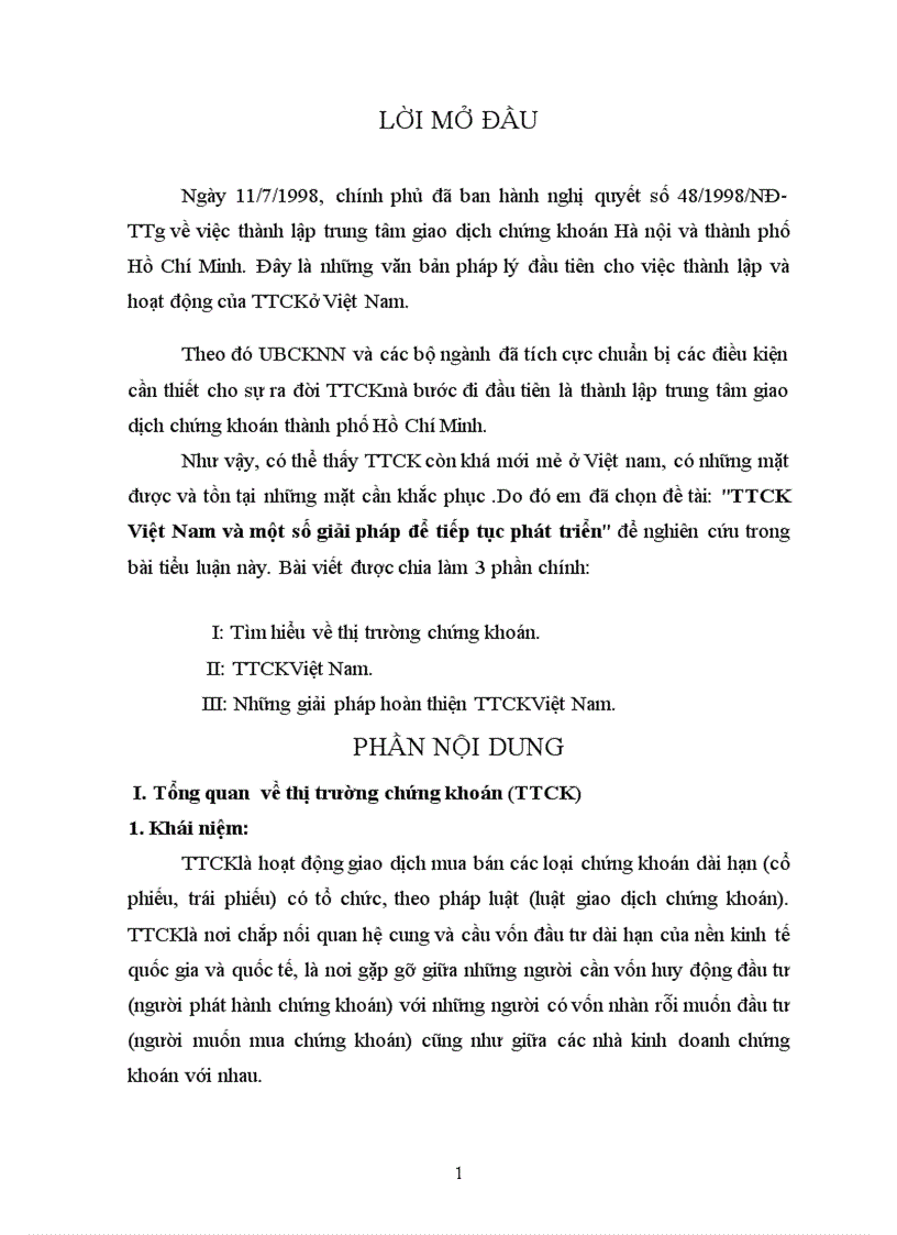 image for page TTCK Việt Nam và một số giải pháp để tiếp tục phát triển