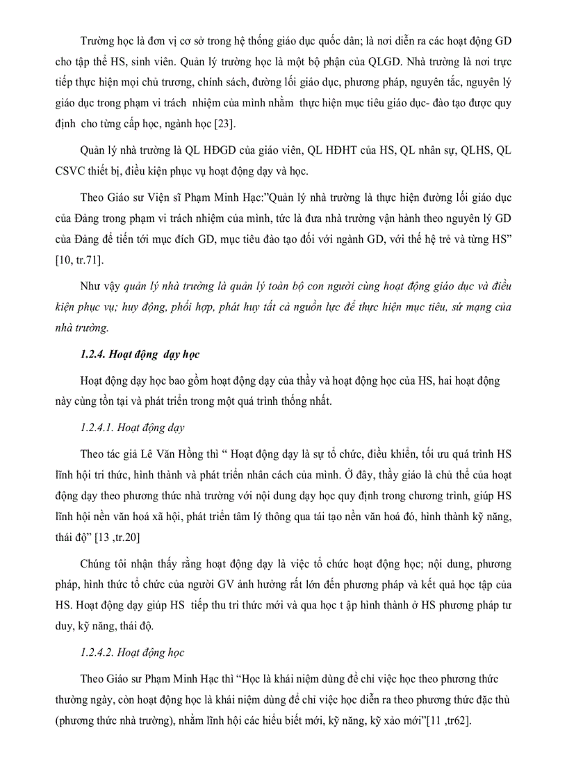 image for page Thực trạng quản lý hoạt động học tập của học sinh hiện nay ở một số trường Trung Học Phổ Thông tỉnh Long An