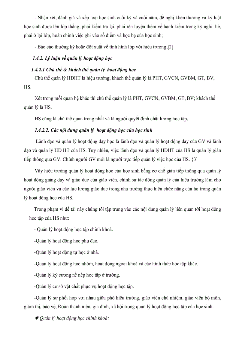 image for page Thực trạng quản lý hoạt động học tập của học sinh hiện nay ở một số trường Trung Học Phổ Thông tỉnh Long An