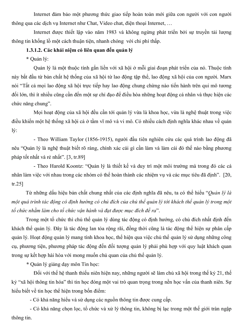 image for page Thực trạng công tác quản lý hoạt động giảng dạy môn tin học tại các trường THPT ở Thành phố Mỹ Tho tỉnh Tiền Giang