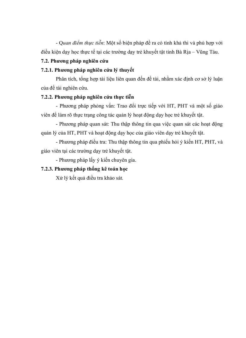 image for page Thực trạng công tác quản lý hoạt động dạy học tại các trường dạy trẻ khuyết tật tỉnh Bà Rịa Vũng Tàu