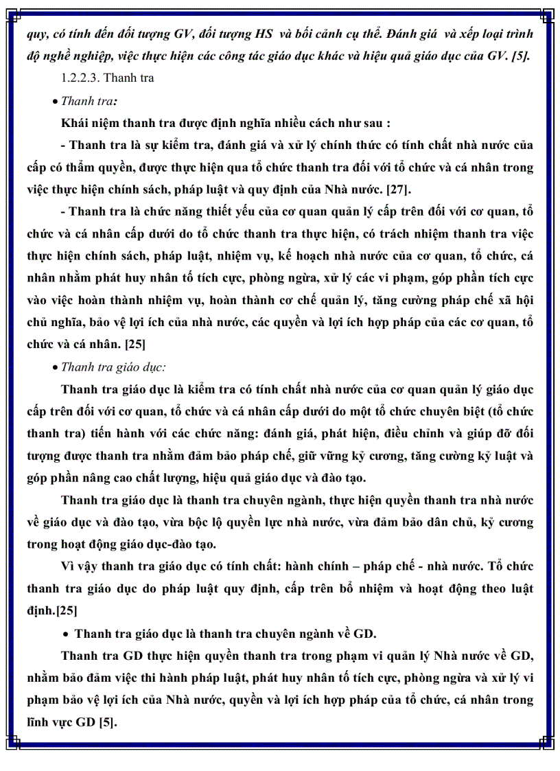 image for page Thực trạng công tác thanh tra hoạt động sư phạm của giáo viên Trung học phổ thông tỉnh Cà Mau