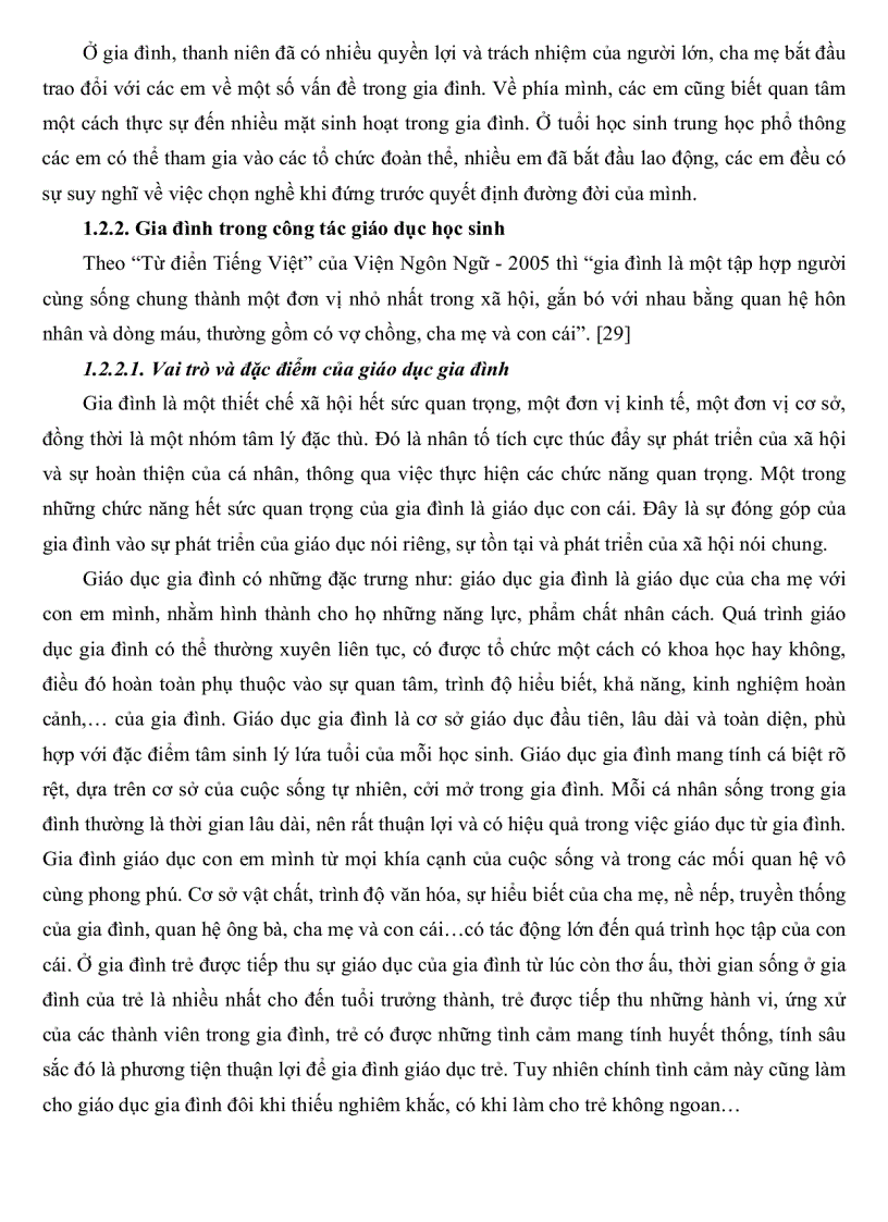 image for page Thực trạng quản lý sự phối hợp của nhà trường gia đình trong công tác giáo dục học sinh ở các trường THPT huyện Cần Đước tỉnh Long An