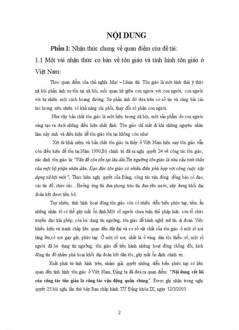 image for page Vận dụng quan điểm vào giải quyết 3 vụ việc ở các giáo xứ Mông Sơn Yên Bái Hoà khánh Đà Nẵng Đồng Chương Tuyên Quang