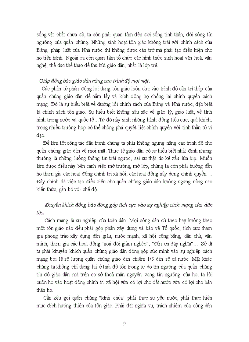 image for page Vận dụng quan điểm vào giải quyết 3 vụ việc ở các giáo xứ Mông Sơn Yên Bái Hoà khánh Đà Nẵng Đồng Chương Tuyên Quang