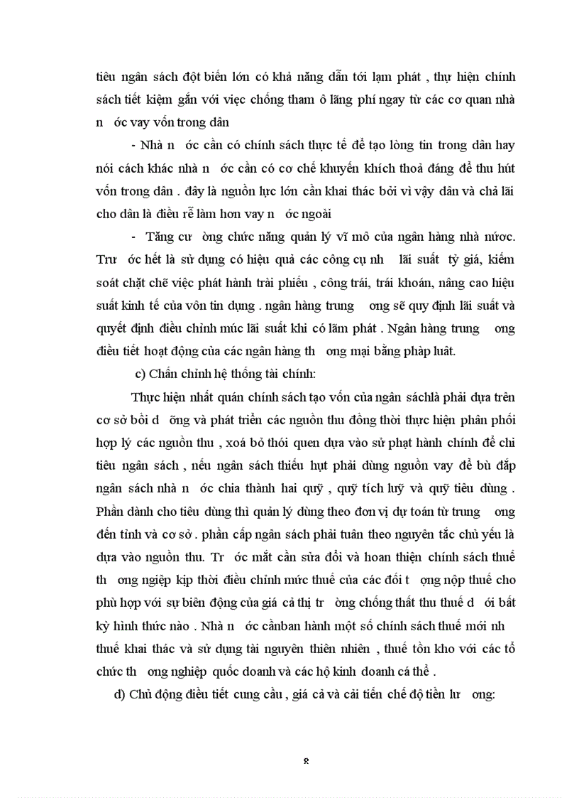 image for page Lạm phát và hậu quả của lạm phát