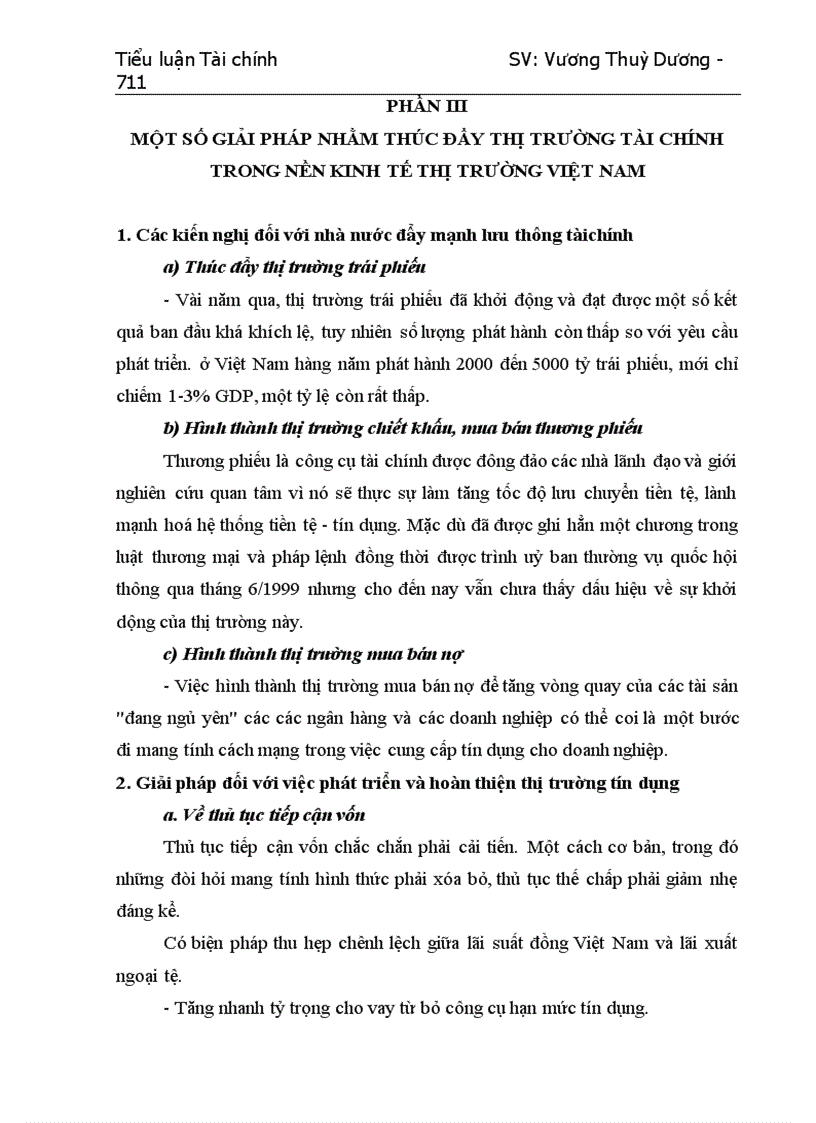 image for page Thị trường tài chính và vai trò của nó trong nền kinh tế thị trường Việt Nam