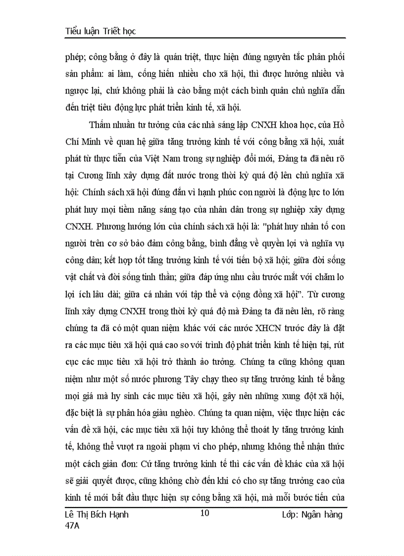 image for page Phép biện chứng về mối liên hệ phổ biến vận dụng phân tích mối liên hệ giữa vấn đề tăng trưởng và công bằng xã hội ở Việt Nam hiện nay