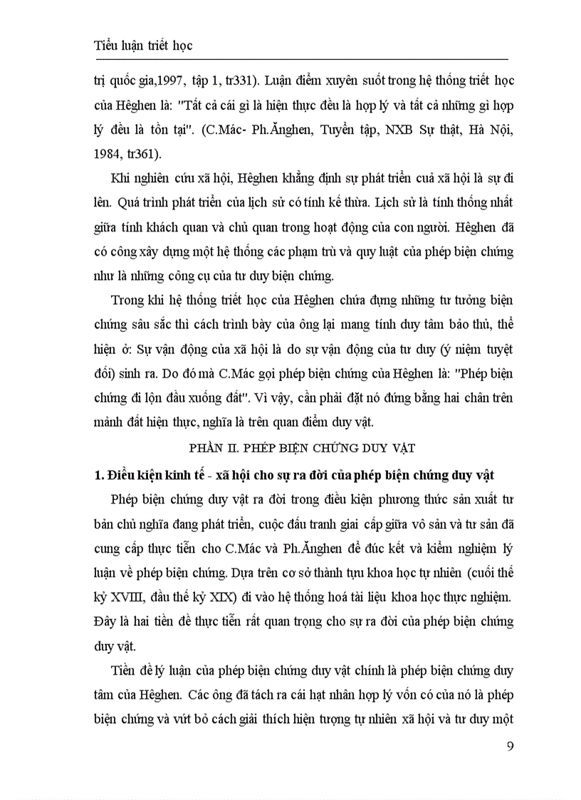 image for page Quá trình phát triển của phép biện chứng trong lịch sử Triết học