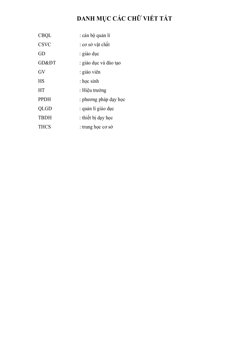 image for page Thực trạng và một số biện pháp quản lí thiết bị dạy học ở các trường trung học cơ sở huyện Phong Điền thành phố Cần Thơ