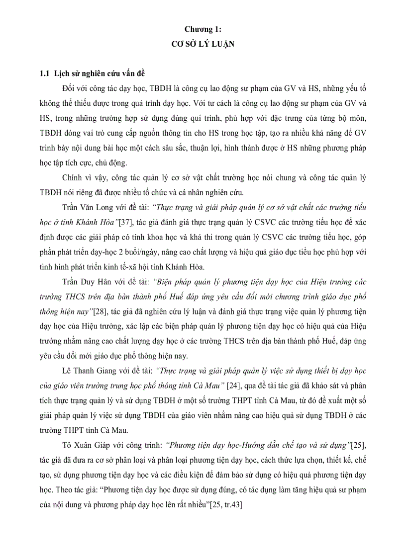 image for page Thực trạng và một số biện pháp quản lí thiết bị dạy học ở các trường trung học cơ sở huyện Phong Điền thành phố Cần Thơ