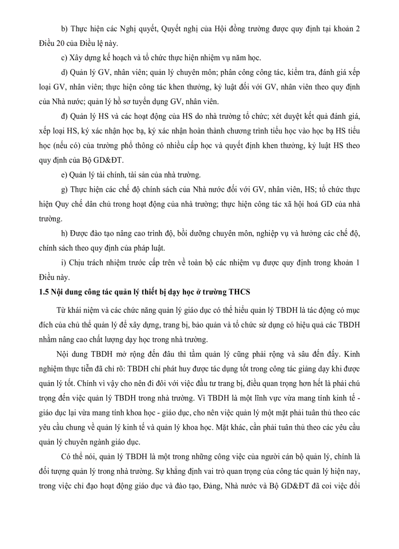 image for page Thực trạng và một số biện pháp quản lí thiết bị dạy học ở các trường trung học cơ sở huyện Phong Điền thành phố Cần Thơ
