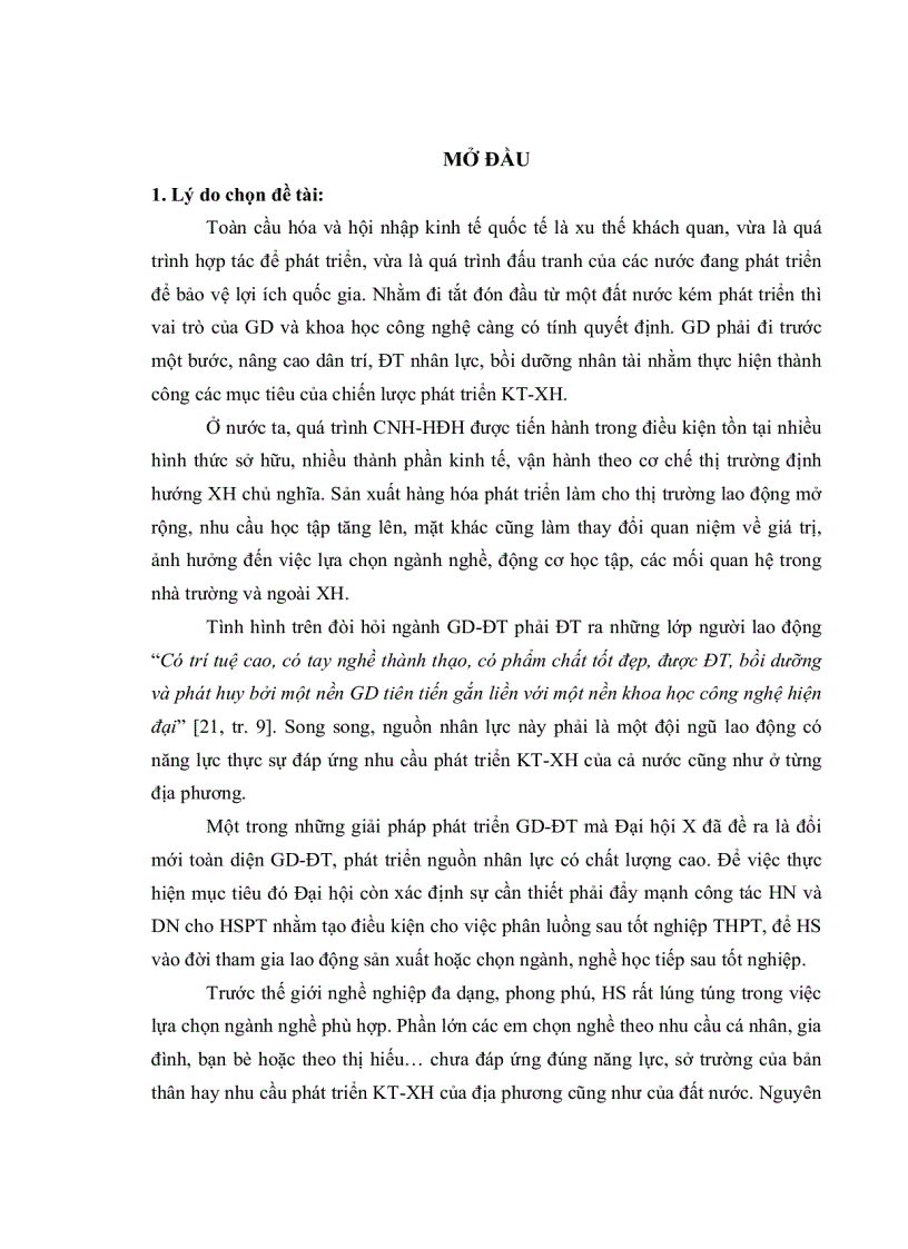 image for page Thực trạng và giải pháp quản lý hoạt động giáo dục hướng nghiệp của hiệu trưởng các trường trung học phổ thông quận Thốt Nốt TP Cần Thơ hiện nay