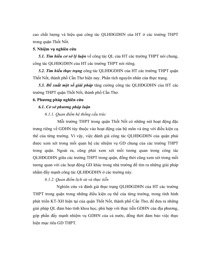 image for page Thực trạng và giải pháp quản lý hoạt động giáo dục hướng nghiệp của hiệu trưởng các trường trung học phổ thông quận Thốt Nốt TP Cần Thơ hiện nay