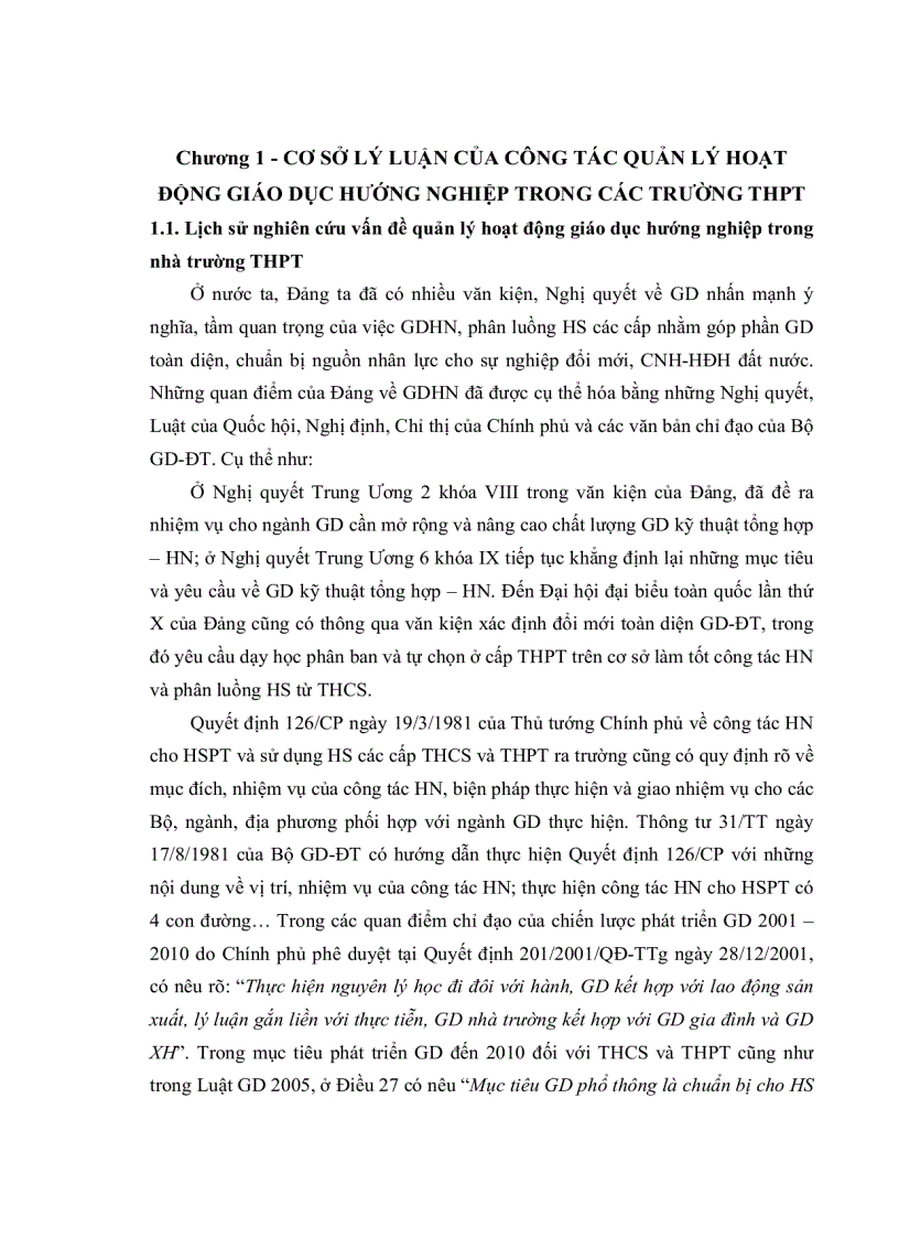 image for page Thực trạng và giải pháp quản lý hoạt động giáo dục hướng nghiệp của hiệu trưởng các trường trung học phổ thông quận Thốt Nốt TP Cần Thơ hiện nay