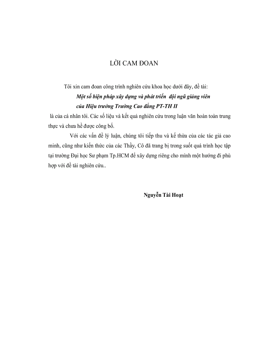 image for page Một số biện pháp xây dựng và phát triển đội ngũ giảng viên của hiệu trưởng trường Cao Đẳng phát thanh truyền hình