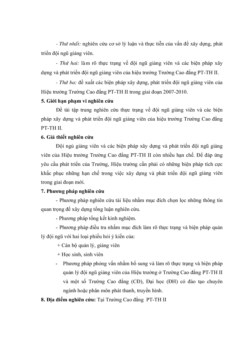 image for page Một số biện pháp xây dựng và phát triển đội ngũ giảng viên của hiệu trưởng trường Cao Đẳng phát thanh truyền hình