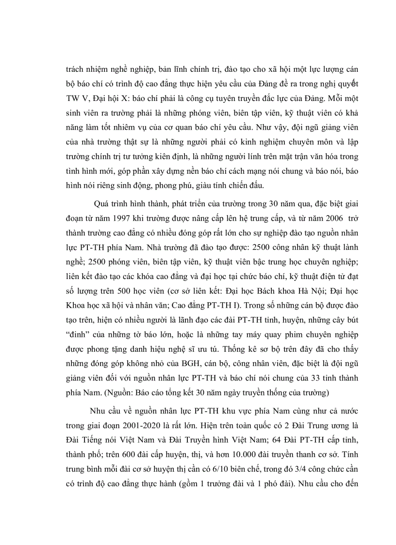 image for page Một số biện pháp xây dựng và phát triển đội ngũ giảng viên của hiệu trưởng trường Cao Đẳng phát thanh truyền hình