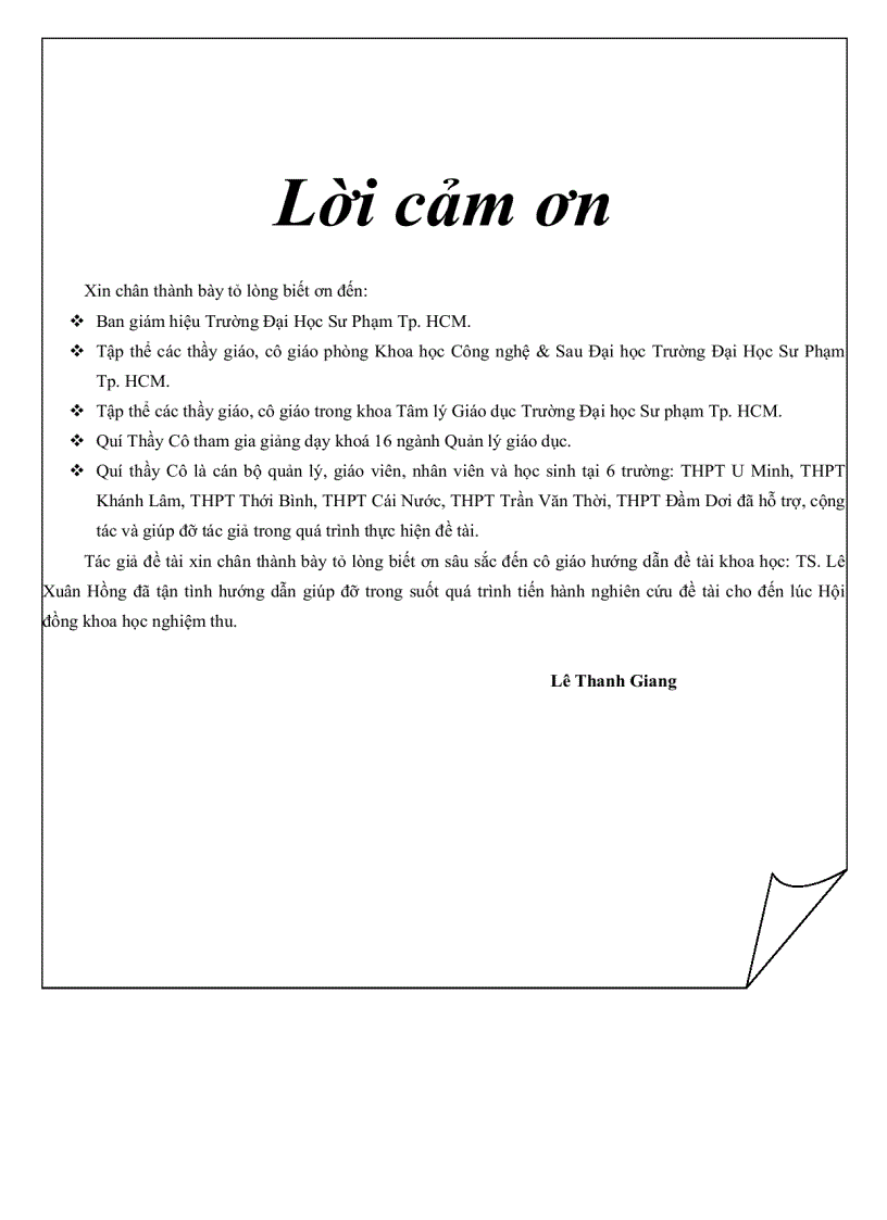 image for page Thực trạng và giải pháp quản lý việc sử dụng thiết bị dạy học của giáo viên trường trung học phổ thông tỉnh Cà Mau