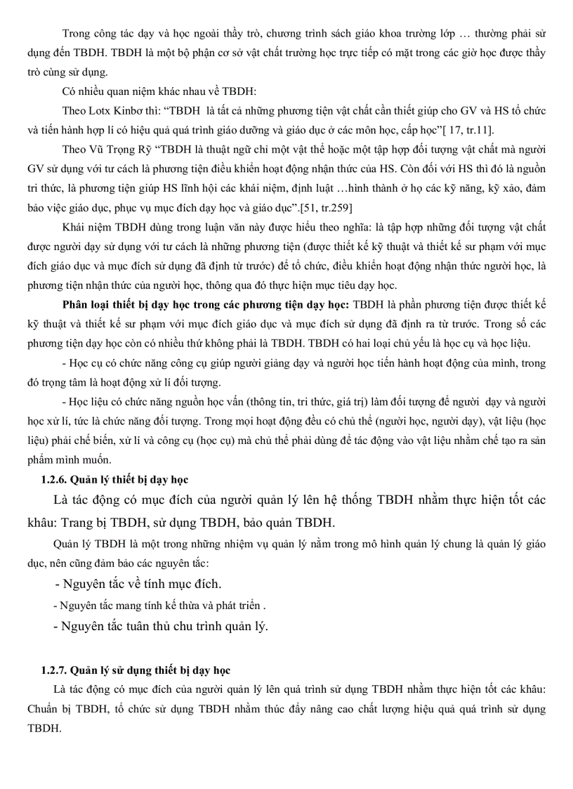 image for page Thực trạng và giải pháp quản lý việc sử dụng thiết bị dạy học của giáo viên trường trung học phổ thông tỉnh Cà Mau