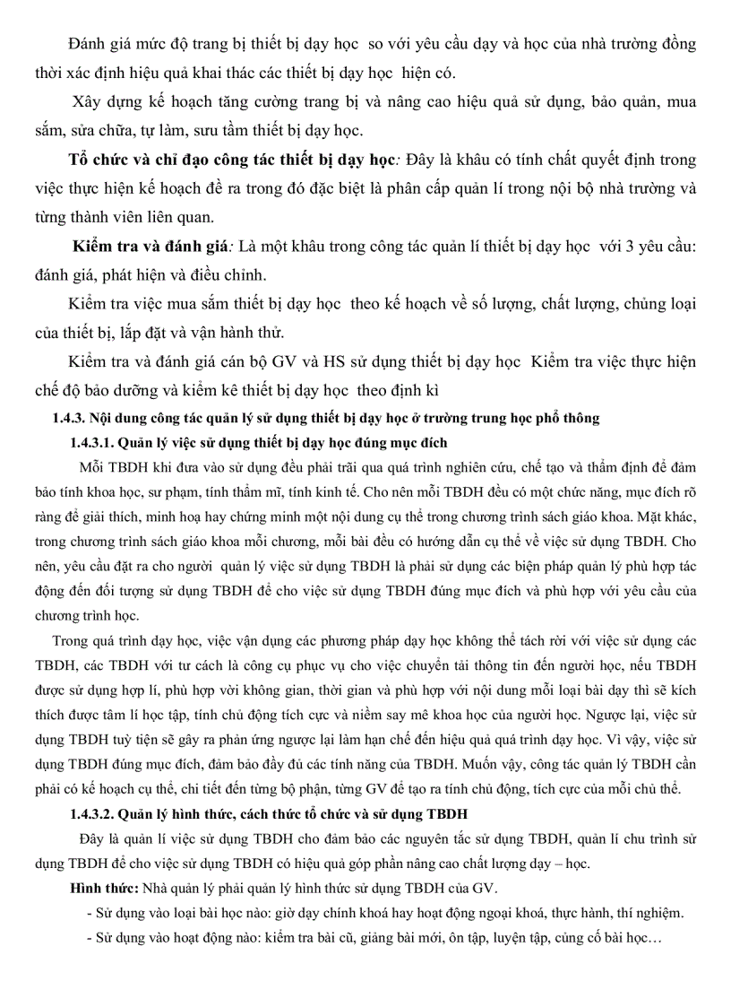 image for page Thực trạng và giải pháp quản lý việc sử dụng thiết bị dạy học của giáo viên trường trung học phổ thông tỉnh Cà Mau