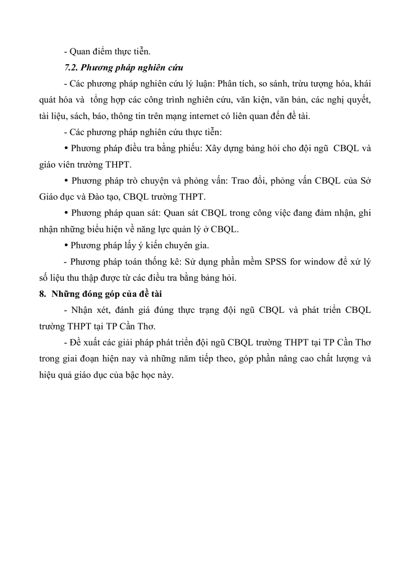 image for page Thực trạng và giải pháp phát triển đội ngũ cán bộ quản lý trường trung học phổ thông tại thành phố Cần Thơ
