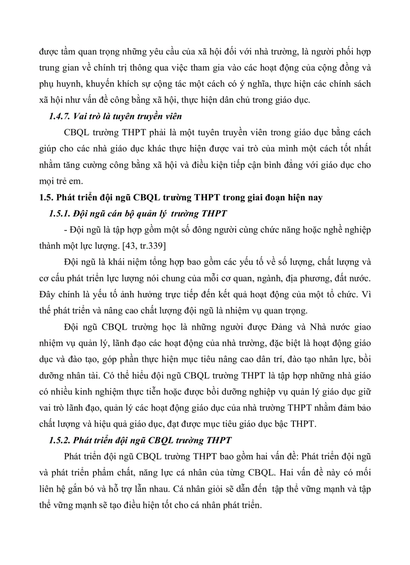 image for page Thực trạng và giải pháp phát triển đội ngũ cán bộ quản lý trường trung học phổ thông tại thành phố Cần Thơ