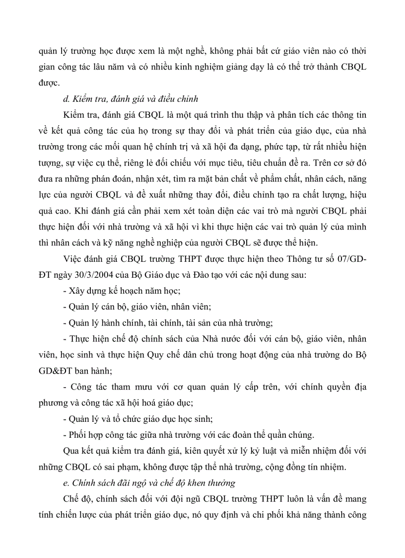 image for page Thực trạng và giải pháp phát triển đội ngũ cán bộ quản lý trường trung học phổ thông tại thành phố Cần Thơ