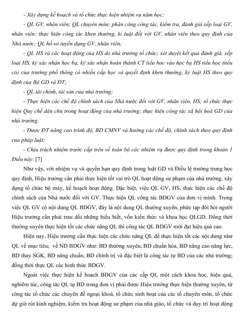 image for page Thực trạng và biện pháp quản lý bồi dưỡng giáo viên trường trung học phổ thông ở các huyện trong tỉnh Cà Mau