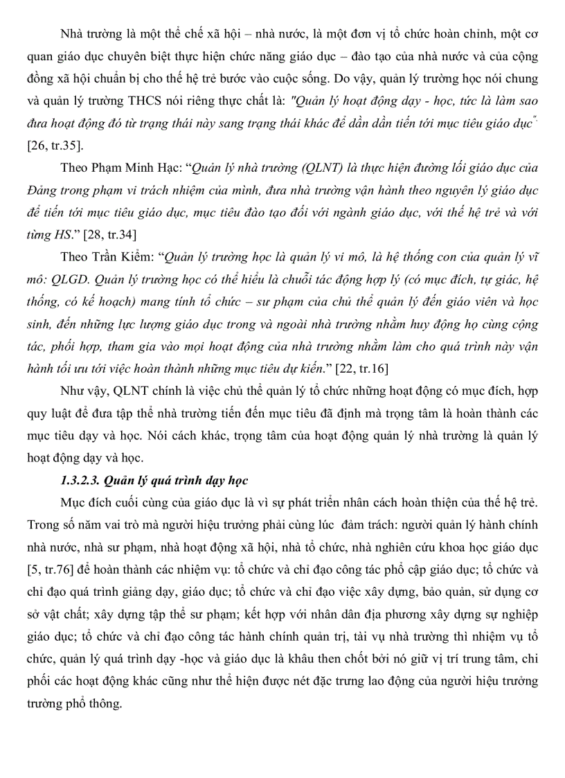 image for page Thực trạng quản lý hoạt động dạy học môn tiếng Anh theo chương trình Sách giáo khoa mới Trung học cơ sở Thành phố Cà Mau