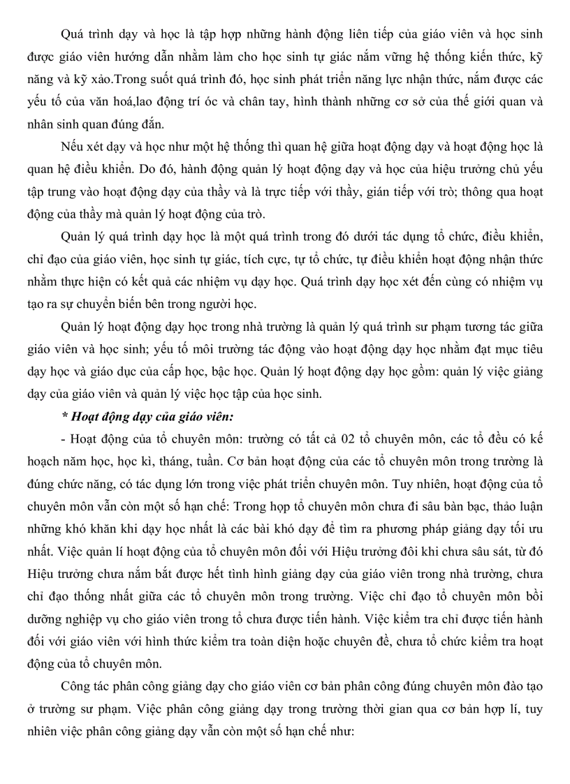 image for page Thực trạng quản lý hoạt động dạy học môn tiếng Anh theo chương trình Sách giáo khoa mới Trung học cơ sở Thành phố Cà Mau